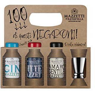 Mazzetti d'Altavilla Amaro Kit 100 di Questi Negroni - 300 ml