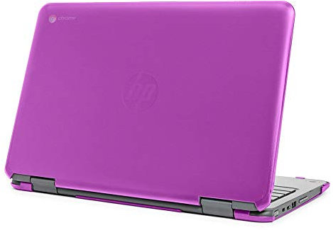 mCover Funda compatible solo con portátiles HP Chromebook X360 11 G3 EE / G4 EE 2020~2022 de 11.6 pulgadas (no es compatible con ningún otro modelo HP), color morado