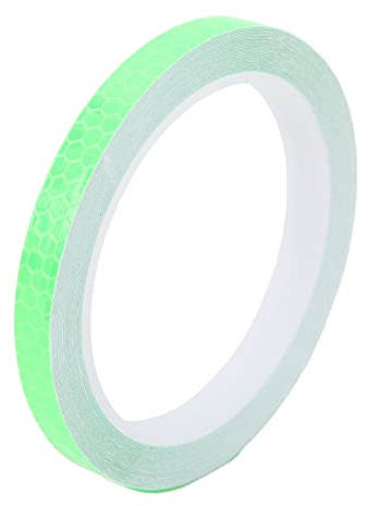 01 Adesivi Riflettenti, Adesivi Riflettenti per Biciclette Impermeabili Luminosi per Bici per Biciclette(Verde)