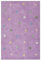LIVONE Happy Rugs for Kids Pflegeleichter Kinderteppich aus 100% Baumwolle Kinderzimmer mit Punkten Kreisen in Flieder lila rosa grün Creme Silber grau Grösse 120 x 180 cm