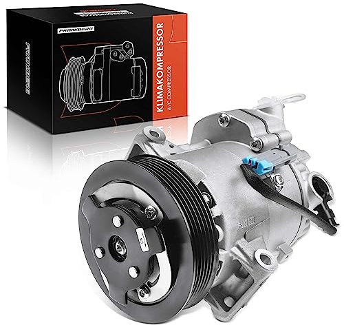 Frankberg Compressore dell'aria condizionata con frizione Benzina Compatibile con Astra J P10 Astra J Caravan P10 Astra J Insignia A G09 Insignia A Sports Tourer G09, compreso l'olio preconfezionato