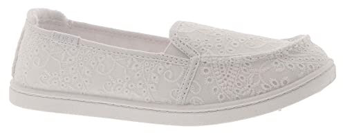 Roxy Damen Minnow Vii Sneaker, Weiß/Weiß, 40 EU