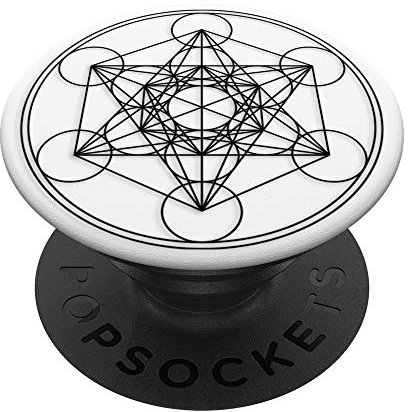 Heiliges Geometrie Symbol, Yoga, Spiritualität, Mathematik PopSockets mit austauschbarem PopGrip