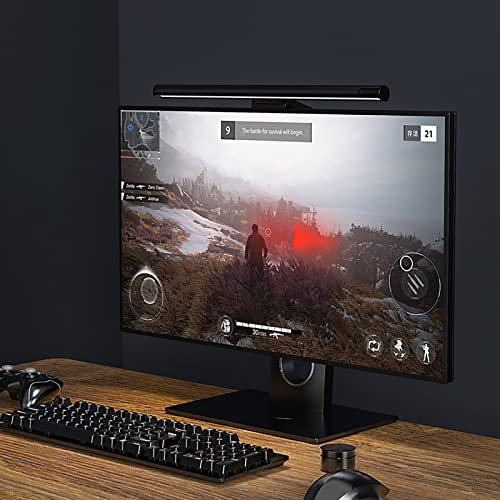 LYMAX Computer Monitor Led Lights with Remote: PC LED Bar Eye Caring Adjustable Desk Lamp for Home Office Gaming