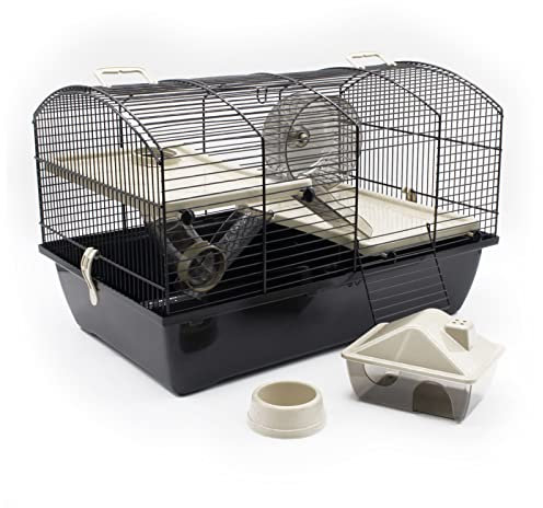 Nagerkäfig Victor 2+ Beige 51x33x33 cm Hamster Maus Rennmaus Käfig Zubehör NEU Spielzeug