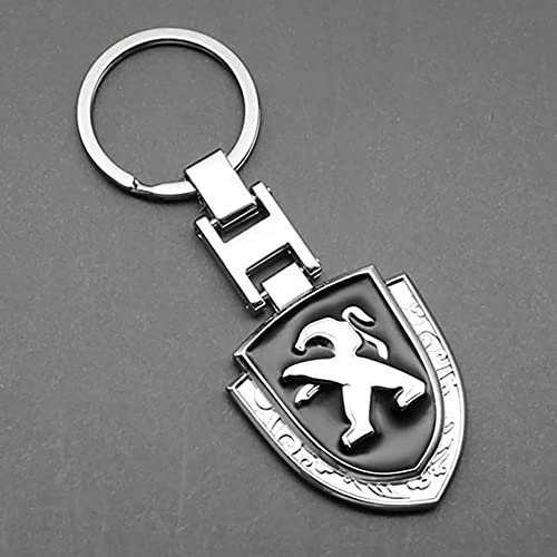 AYBEN Auto Schlüsselanhänger, für Peugeot 206 207 208 306 307 108 2008 3008 Zubehör für AutoSchlüssel Anhänger Geschenk für Männer Frauen,A