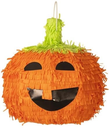 Smiffys Kürbis-Piñata, Orange, 28x30cm