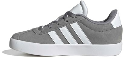 adidas Unisex Kinder VL Court 3.0 Shoes, Grey Three/Cloud White/Grey Two, 28 1/2 EU