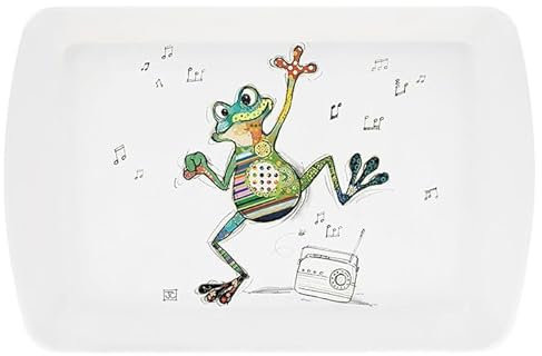 Lesser & Pavey British Designed Small Serving Tray | Dinner Tray For Multiple Uses Around The Home | Freddy Frog Trays For Food Serving Or Drinks Serving - Bug Art