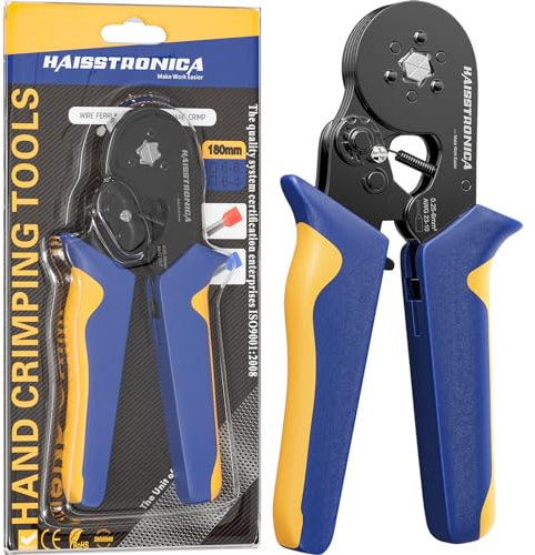 haisstronica Pince à sertir AWG 23-10