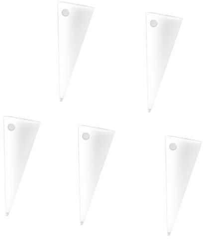 Dualoai 5X Klare Kegel Glas Hängende Blume Vase Pflanze Flasche Wohnkultur