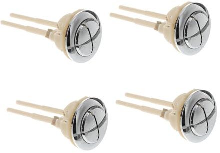 Gadpiparty 4 Stück Wassertank-Taste Knopf für Toilettenspülkasten Toilettenspülknopf wasserbehälter Doppelspültaste Toilettenspültaste Ein Stück Toilettenwasser Zubehör Luftschalter