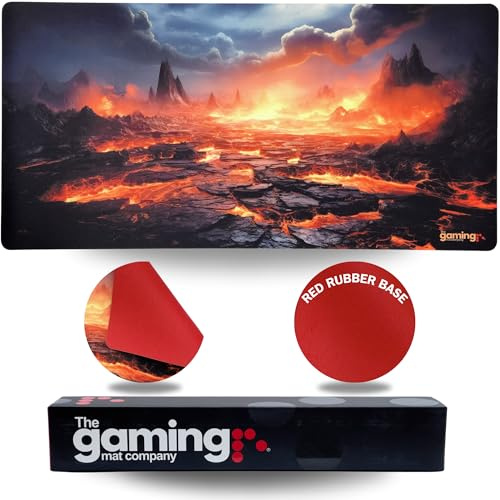 Die Gaming Mat Company Einzelspieler MTG Spielmatte & Gaming Mauspad - 72cm x 36cm Lavatal Gaming Mauspad kompatibel mit Magic: The Gathering Spielmatten MTG Karten Yu-Gi-Oh TCG Gaming Matte