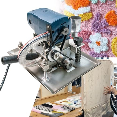 Roboraty Tufting-Werkzeug CP-I, 3-Zoll-Teppich-Flachdeckenmaschine, Tufting-Teppich-Reparatur, Flache Schaufel, Teppich-Schnitz-Clipper, mit geringem Geräuschpegel