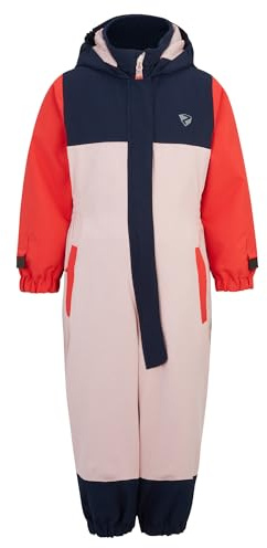 Ziener Kinder ANUP Schneeanzug/Skioverall | wasserdicht, warm, Wolle, fiery red, 98