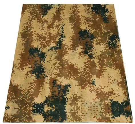 LOOGU Leichtes Stofftuch für Sichtschutz Tarnung Sonnenschutz – Tuch Tarnnetz Abdeckung Burlap für Garten Camping Jagd und vieles mehr – Verschiedene Größen und Designs (1.5mx4m, Desert Digital)