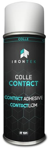 IRONTEK – Colla a contatto – Forte adesione, resistente all'acqua, grande finezza di incollaggio, 400 ml