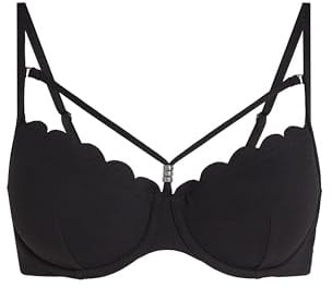 HUNKEMÖLLER Wattiertes Bügel-Bikinioberteil Scallop - Caviar - 75B