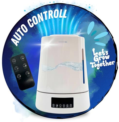 TronicXL Luftbefeuchter für Growbox Growroom Grow Schrank Zelt Raum Growzelt Grower Luft Befeuchter automatisch mit Sensor Hygrometer