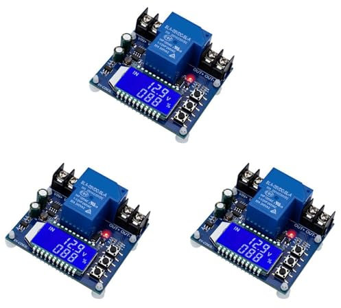 Reinscer 3X DC6-60V 30A GeräT Schutz Platine Zeit Zeit Schalter LCD-Anzeige XY-CD63L