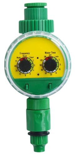 Tirmer de giroteur de chronométrage programmable Chimeur étanche Eau pour Le Tuyau Jardin Système d'arrosage Automatique pour la pelouse Jardin, Plantation, Serre, Pas Batterie