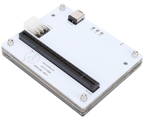 PUSOKEI eGPU Dock für Thunderbolt 4/3 & USB4, eGPU-Gehäuse mit PCIe 16X Steckplatz – unterstützt SSD /10G NIC Hot – austauschbar, 12 V DC oder PD betrieben