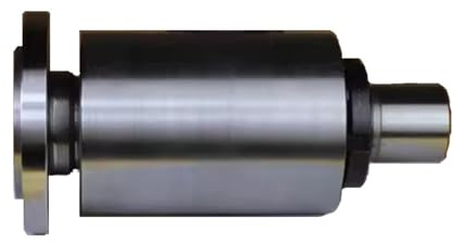 Kleine Drehspindelbaugruppe mit Flansch for 80er Spannfutter, Spindeldurchgangsloch 20 mm (ohne Spannfutter)