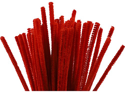 Rohrreiniger, Stärke 6 mm, L: 30 cm, rot, 50 Stück