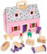 Melissa & Doug | Maison De Poupée en Bois Pliable et Portable | Jeux de Rôle | 3+