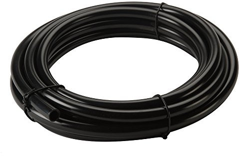 POND BOSS 1,27 cm PVC-Schlauch für Wassergärtnerei, 6,2 m Rolle, schwarz