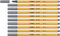 STABILO - Fineliner - point 88-10er Pack - dunkelgrau