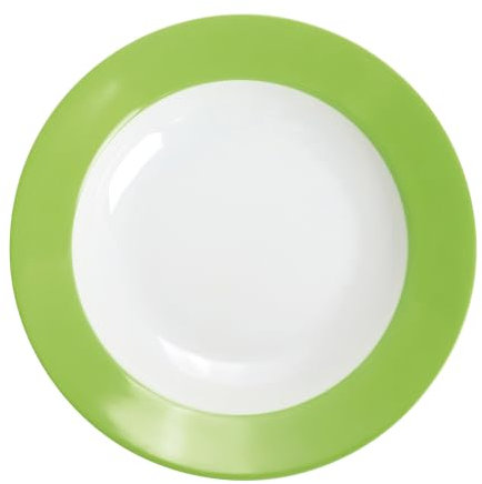 KAHLA Pronto Colore Suppenteller 22 cm fresh lime|hellgrüner tiefer Teller aus Porzellan
