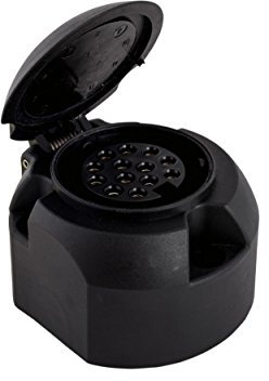 JAEGER automotive 72400058 Anhängersteckdose 13-polig 12 Volt PKW, Schraubanschluss, Mikroschalter 74400005