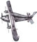 HAKU Möbel Wandgarderobe Vintage, Metall - Maße: B 55 cm x H 54 cm x T 9 cm, Style: Industrial