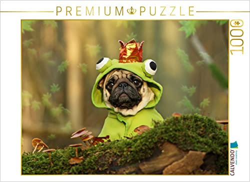 CALVENDO Puzzle Küss Mich ich Bin EIN Prinz 1000 Teile Puzzle quer | Lege-Größe cm Foto-Puzzle für glückliche Stunden