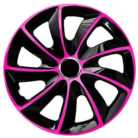 Radzierblende STIG EXTRA schwarz/pink 15 Zoll 4er Set