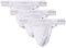 2 (X) IST Lot de 3 String en Coton Essentiel pour Homme - Blanc - Small