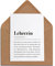 Lehrerin Karte mit Umschlag – Lehrerin Definition