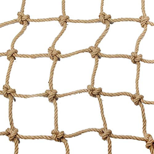 SunYaZhou Netze Hanfseil Dekonetz Treppenschutznetz Balkon Fallschutznetz Kindersicherheitsnetz Retro Bar Deckennetz Hängendes Kleidernetz Kletternetz Seil Kids Safety Railnet (Size : 1x2m)