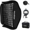 GODOX 80x80cm 32x32in Pieghevole griglia Softbox con staffa flash S2 Bowens Mount Holder per fotografia flash Speedlight Studio