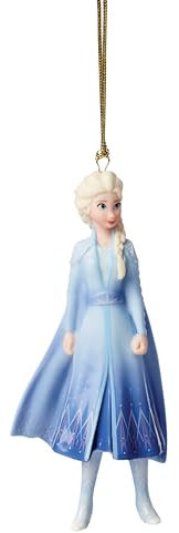 Lenox Die Eiskönigin 2 ELSA Porzellan-Hängedekoration, 0,34 cm, Blau, Weihnachten