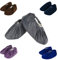 SIVENKE 5 Pares Cubrezapatos Antideslizantes Cubiertas Reutilizable Zapatos con Franela Cubiertas de Zapatos Adecuadas para Lugares de Trabajo en Interiores Domésticos, 5 Colores