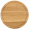 2x HOFMEISTER® Schneidebrett aus Eichen-Holz, rund 25 cm, kleines Tranchierbrett mit Saftrille, robuste Schneide-Unterlage aus Europa, einfaches Schneiden auf einem Profi-Hackbrett