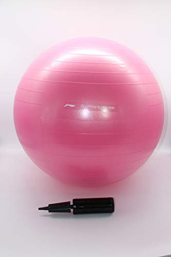 Yoga, Fitness und Gymnastikball Größen (pink, 65 cm)
