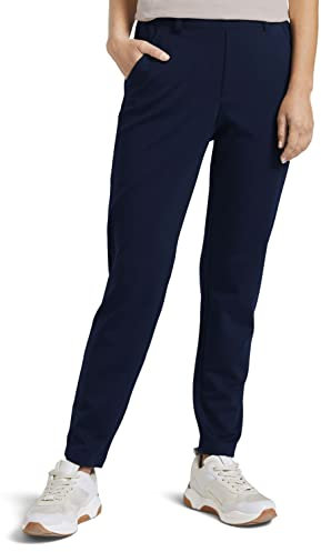 TOM TAILOR Damen 1021175 Jersey Relaxed Fit Jogger Hose, 10668 - Sky Captain Blue, XXL EU