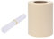 vidaXL Garten Sichtschutz Streifen Zaunblende Zaunfolie Doppelstabmatten Sichtschutzstreifen Gartenzaun Folie Zaun Rolle Zaunfolie PVC 35x0,19m Creme