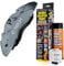 Netagon Car Brake Caliper Quick Drying High Performance Temperature Rating 220 C Paint Kit Set (Light Grey)