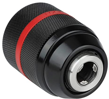 LANTRO JS Portabrocas Taladro, 1/2 Mandril para Taladro autoblocante, 1/2-20UNF Montaje 2-13 mm Portabrocas manual sin llave de cambio rápido para múltiples propósitos taladro
