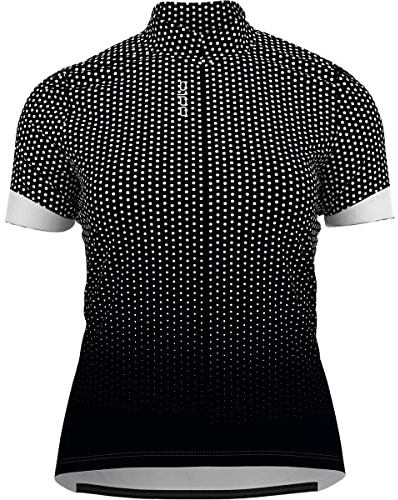 Odlo Damen Radtrikot mit Reißverschluss Essentials, Black - White, XS