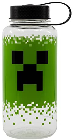 Stor Botella deportiva de agua de tritan - bidón de 1100 ml de Minecraft